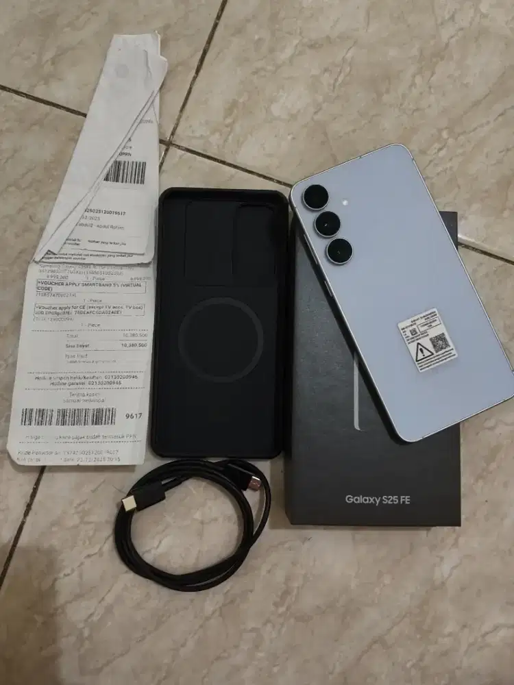 Samsung S25 FE baru 2 minggu bonus adapter + case
