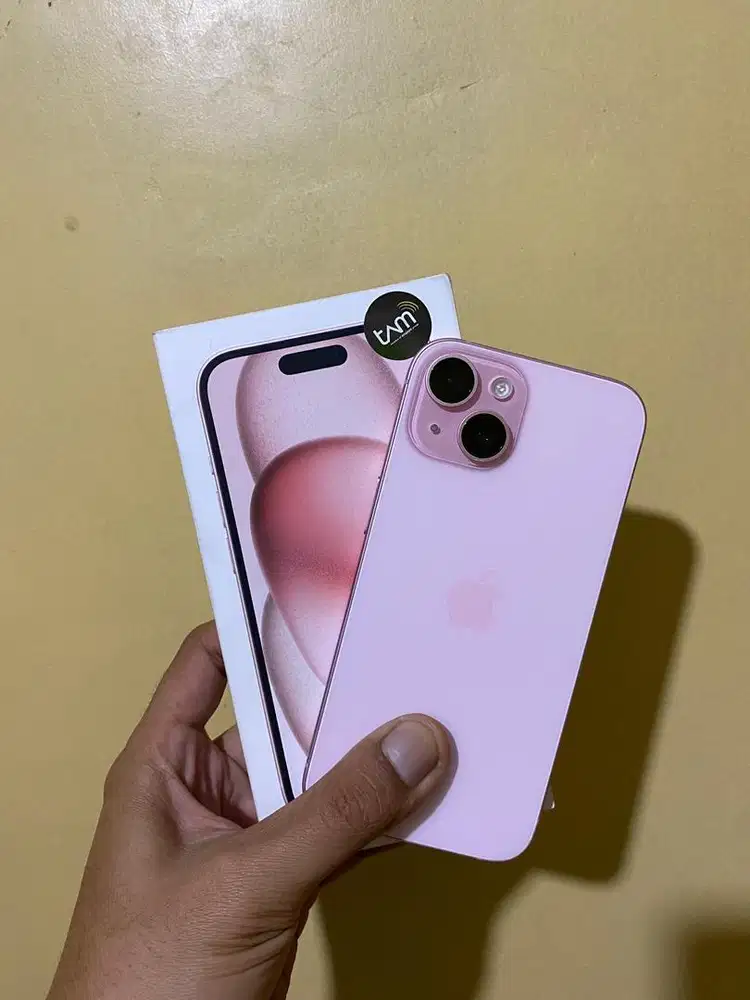 Iphone 15 128 Resmi Ibox PA/A Pink BH 87