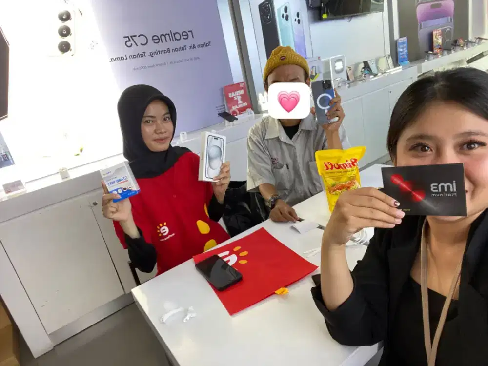 Modal KTP asli bawa pulang iphone 15 Kredit 0%  tanpa dp