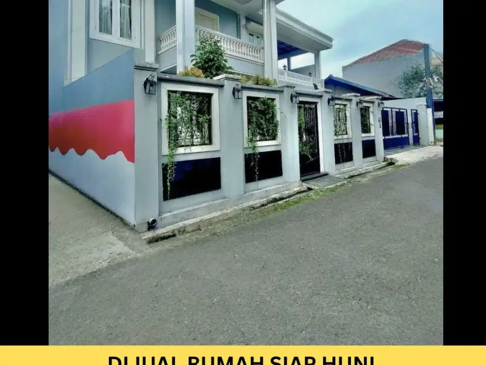 rumah dijual dalam komplek akses lebar dekat tol bambu apus