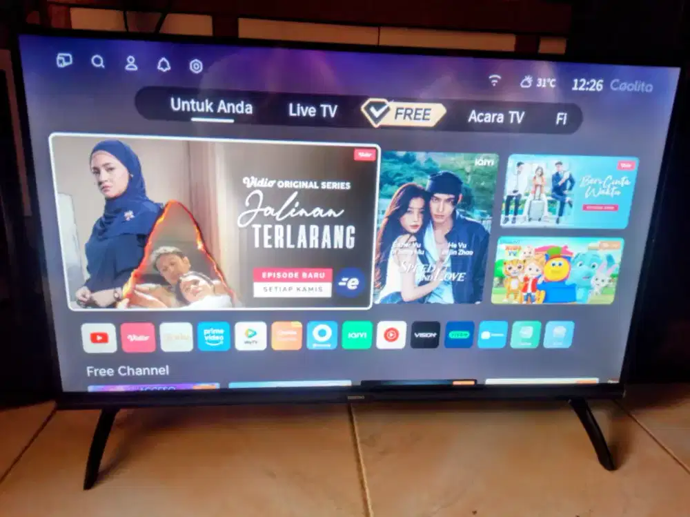 Tv android 32 in coocaa
