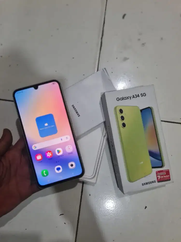 Samsung a34 5g 8/256 lengkap
