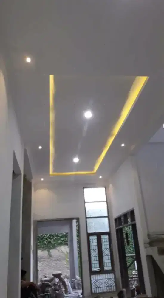 Plafon gypsum dan pvc