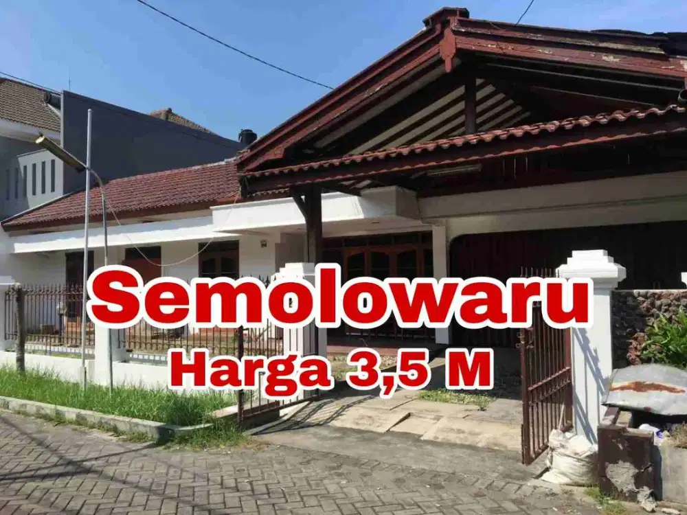 Rumah Murah di Semolowaru dekat Manyar, Rungkut, Kampus ITS UNAIR