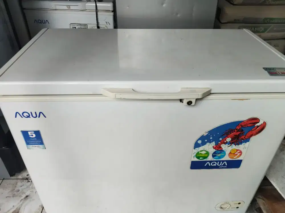 Freserbox aqua 220liter normal beku siap pakai