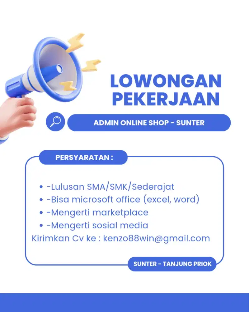 Loker admin online