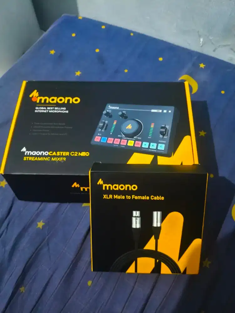 MaonoCaster C2 Neo Streaming Mixer + Kabel XLR | Like New | Nego Tipis