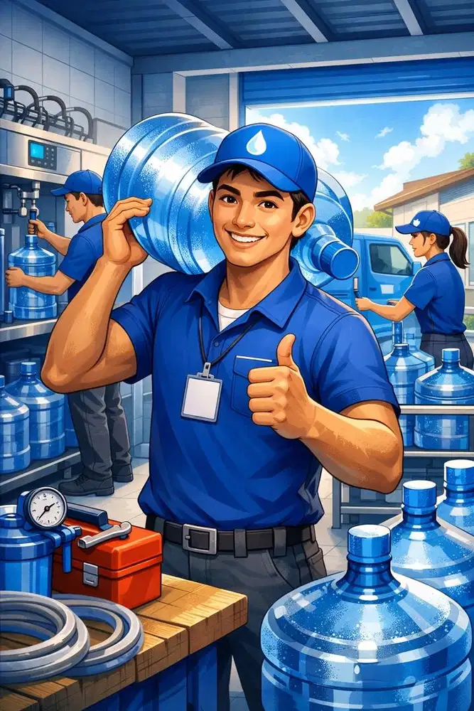 Lowongan Loker Pekerja Depot Air Galon