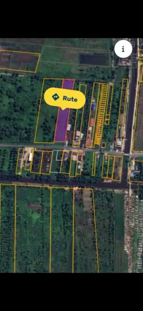 Tanah tepi jalan raya kakap pal ukuran 36 x 215