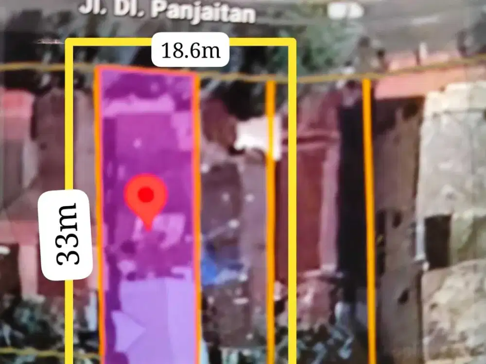 Tanah Komersial Poros Jalan DI Pandjaitan Strat Datar