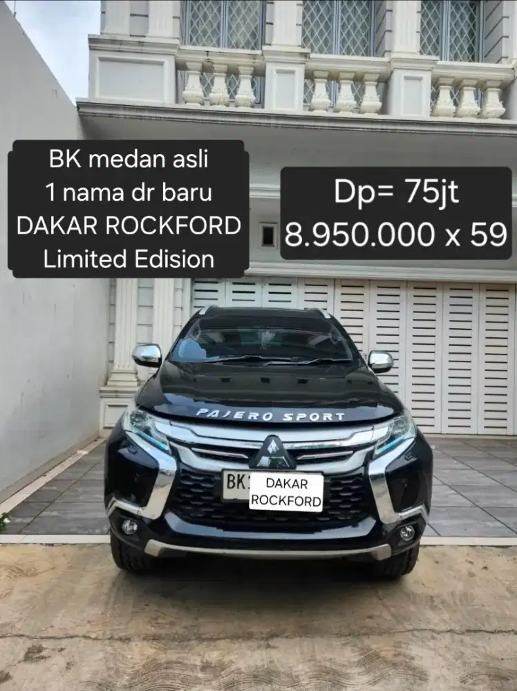 Dp 75jt Pajero Sport Dakar Rockford limited edision 2018 2019