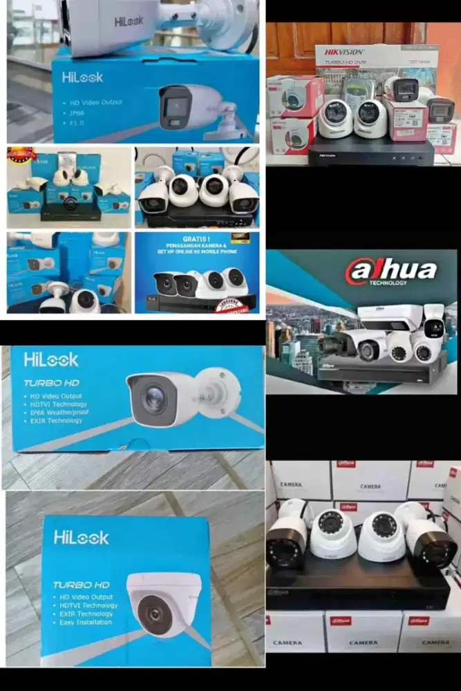 Cctv paketan komplit area' cempaka putih Jakarta pusat