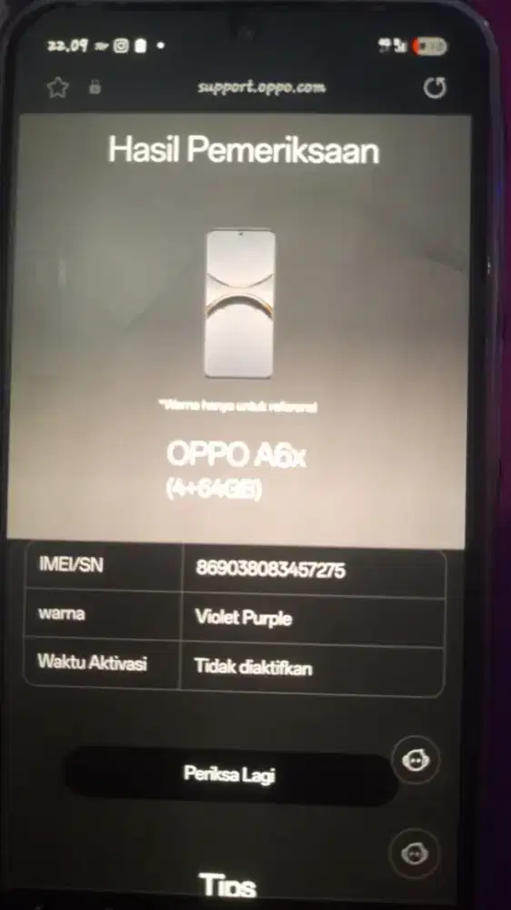 Fokus mahar oppo A6x