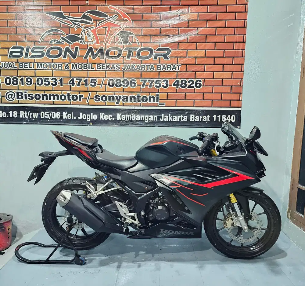 HONDA CBR FACELIFT LED 150 USD TAHUN 2021 MEWAH WARNA HITAM