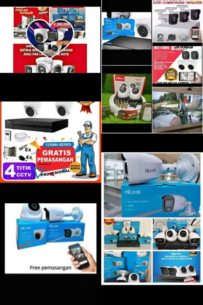 Cctv paketan komplit siap pasang di kota Serang Banten