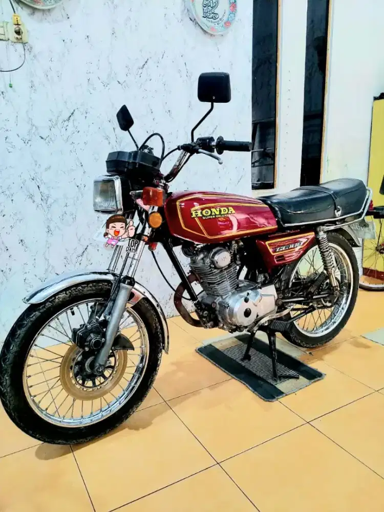 GL 125 Original Warna merah, Tahun 1979