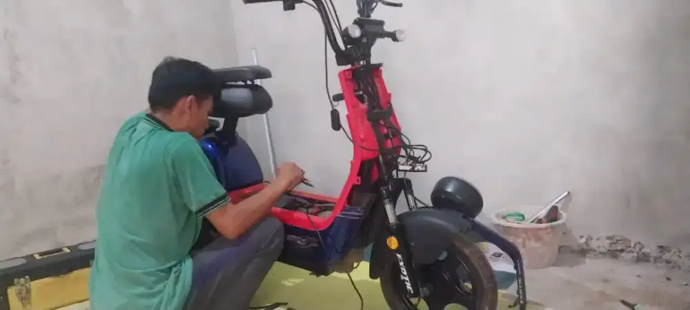 Jasa service sepeda, sepeda listrik, motor listrik