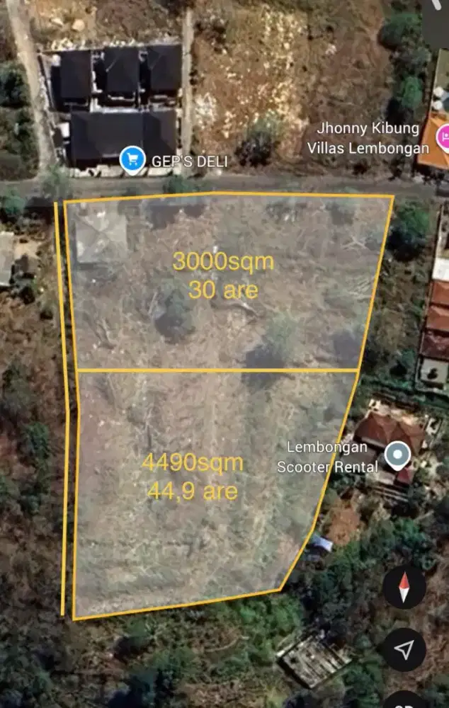 Di jual tanah Nusa Lembongan