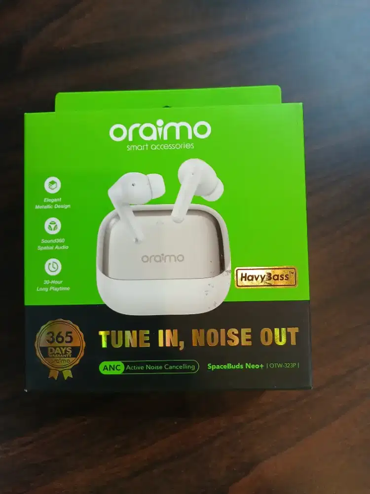 Earphone Oraimo OTW-323P OTW 323P Spacebuds Neo+Earphones