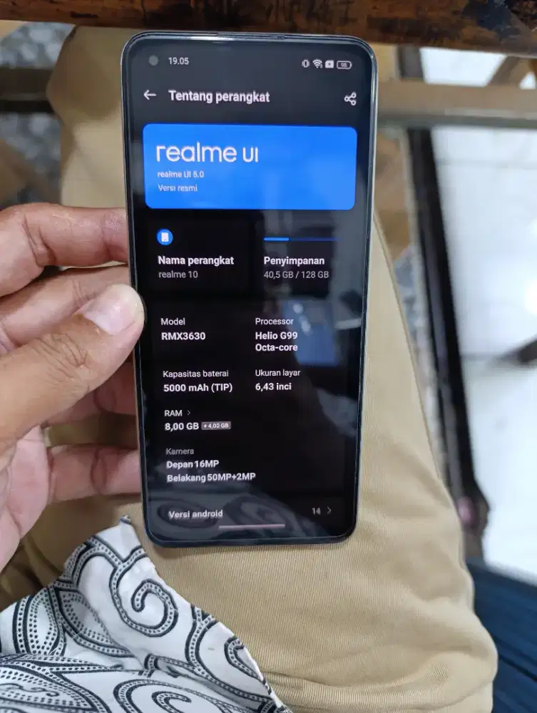 Realme 10 8/128 resmi msih bgus no minus mlus bs TT