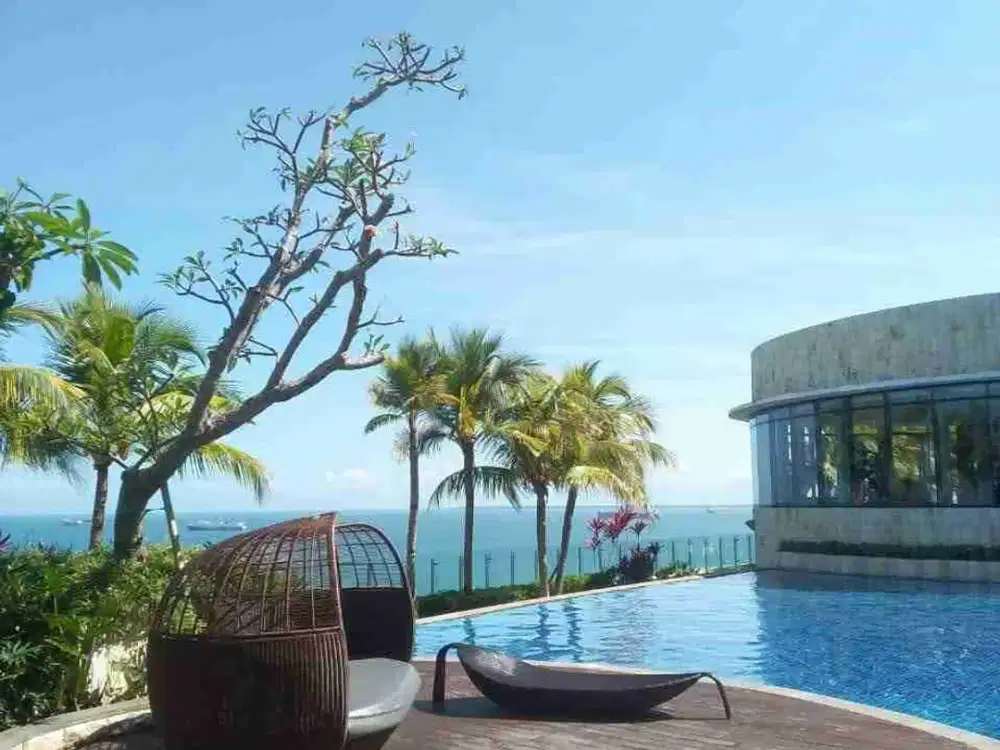 DISEWAKAN UNIT APARTEMEN 2 BR KOSONGAN VIEW KOLAM RENANG & LAUT BORNEO BAY RESIDENCE