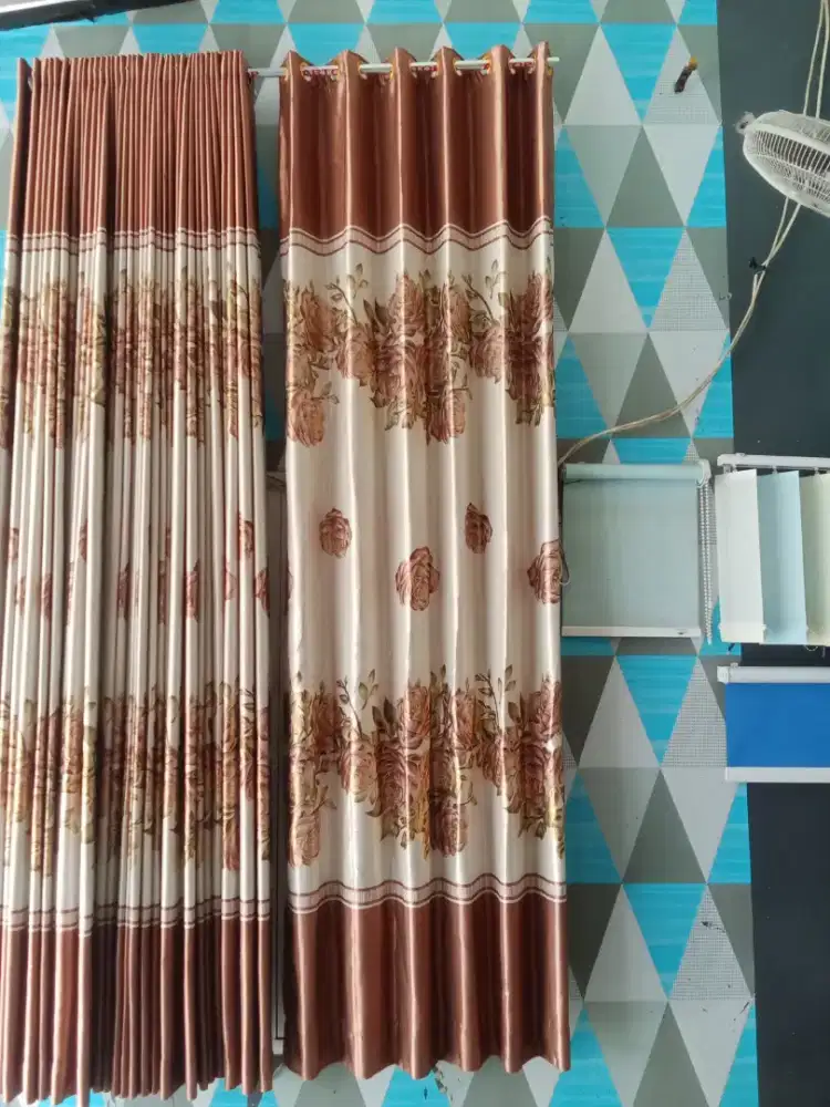 Tirai/ korden murah bahan black out