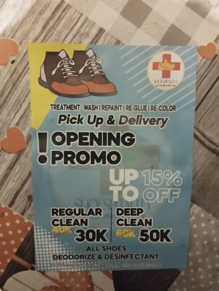 Cuci sepatu gak pakai ribet ces