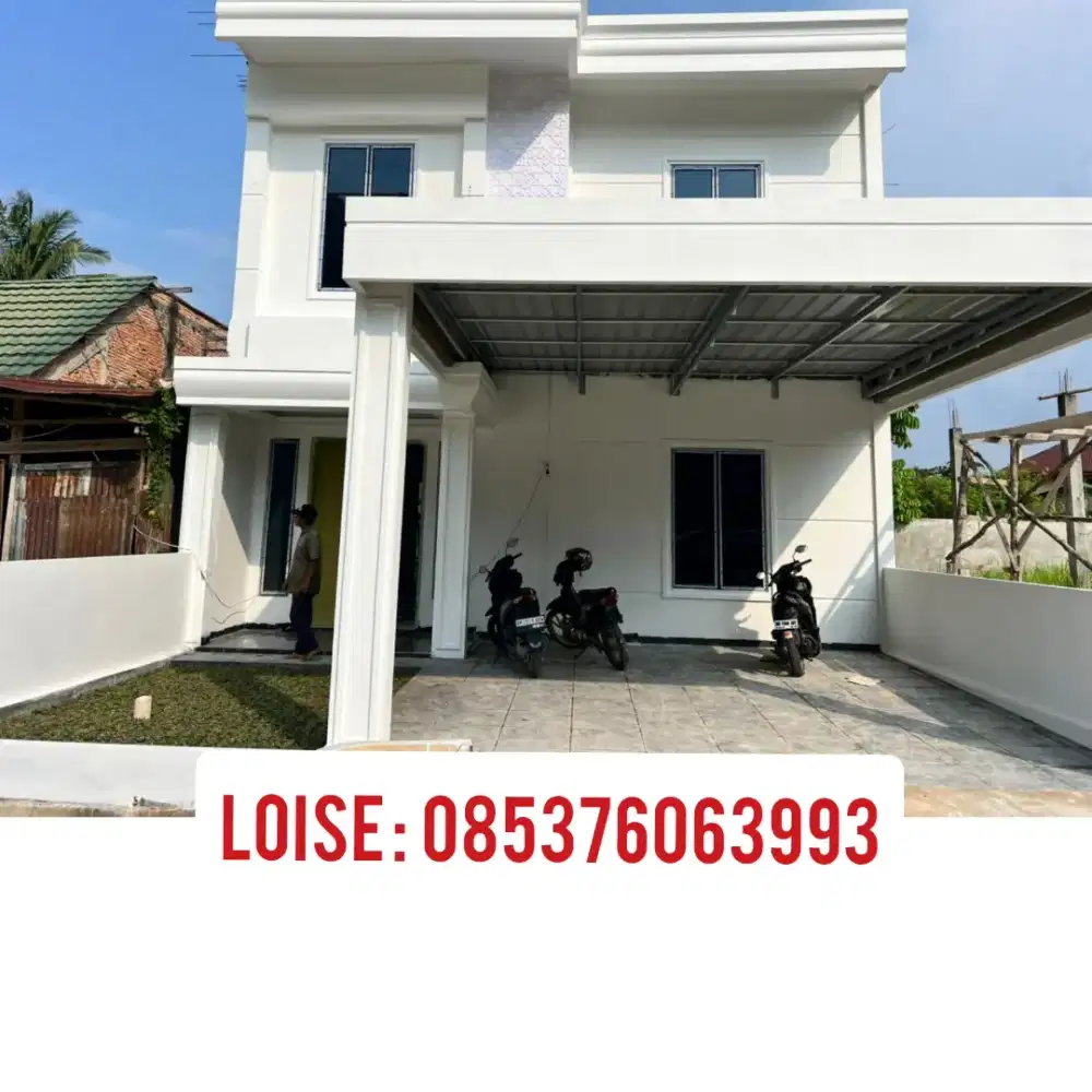 Rumah Cluster 2 Lantai Lokasi Gobah
