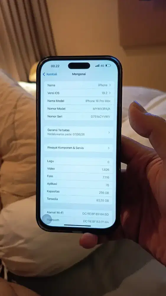 Iphone 16 Promax Ibox BH 100