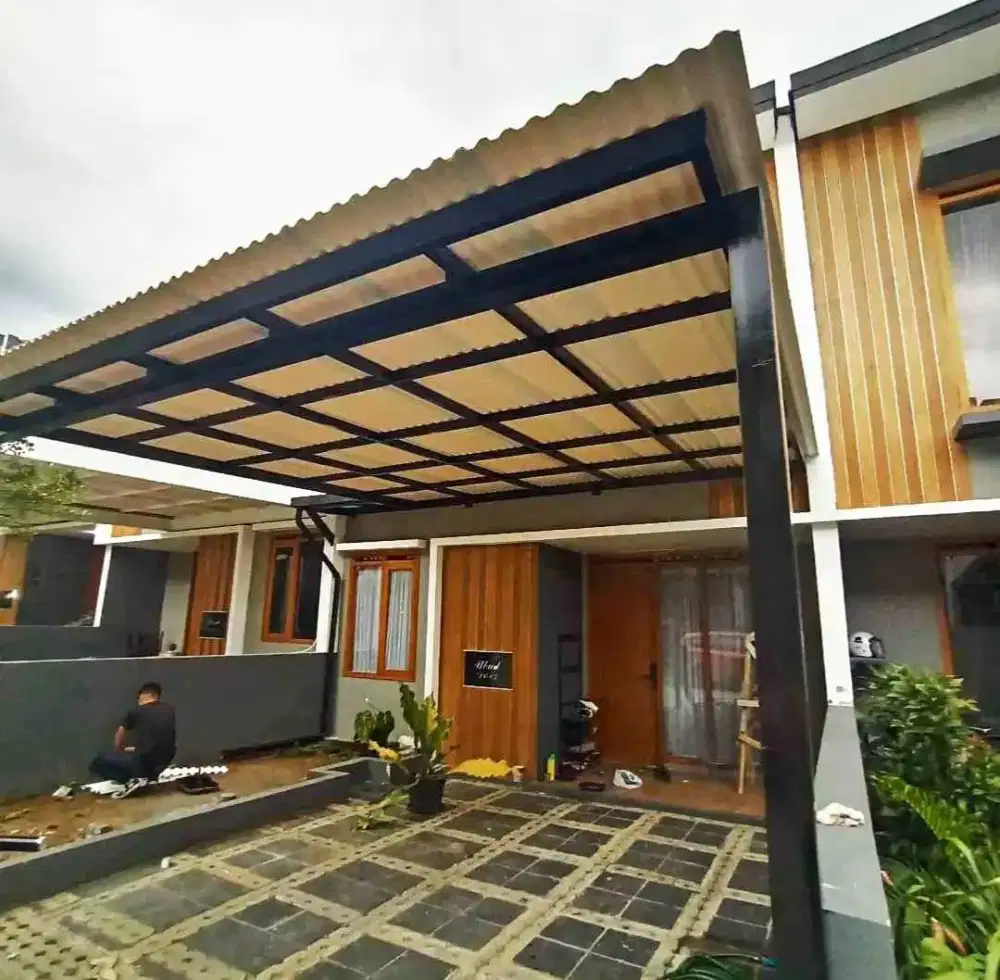 Kanopi alderon Doubel layar