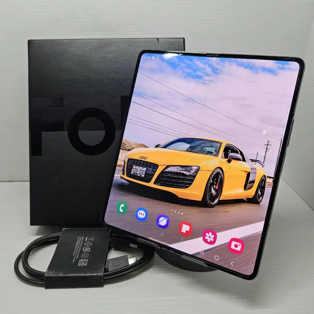 FULLSET NO MINUS SAMSUNG GALAXY Z FOLD 4 5G 12/256 GREYGREEN SIAP PAKA