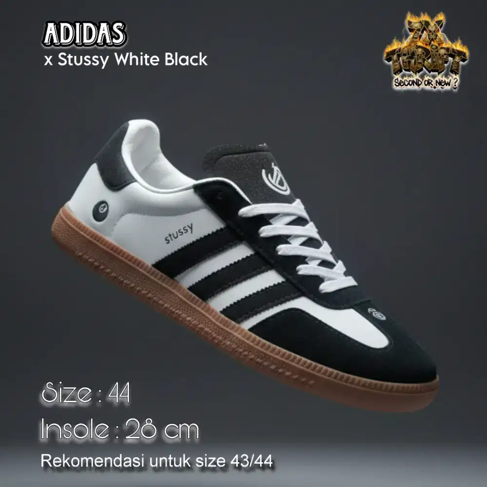 SEPATU PRIA/WANITA ADIDAS SAMBA X STUSSY