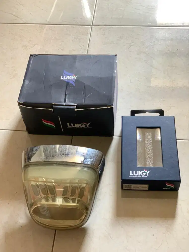 Stoplamp Luigy + Handgrip Luigy for Vespa