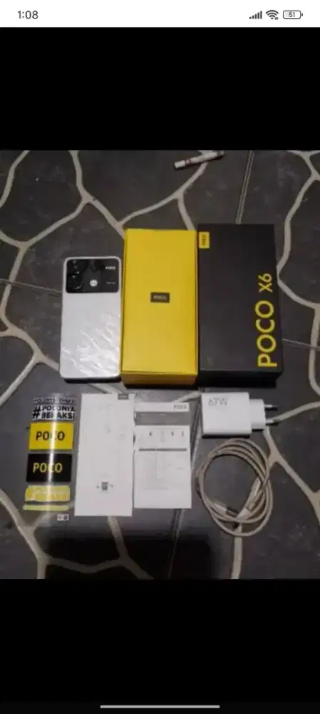 Poco x6 5g fullset