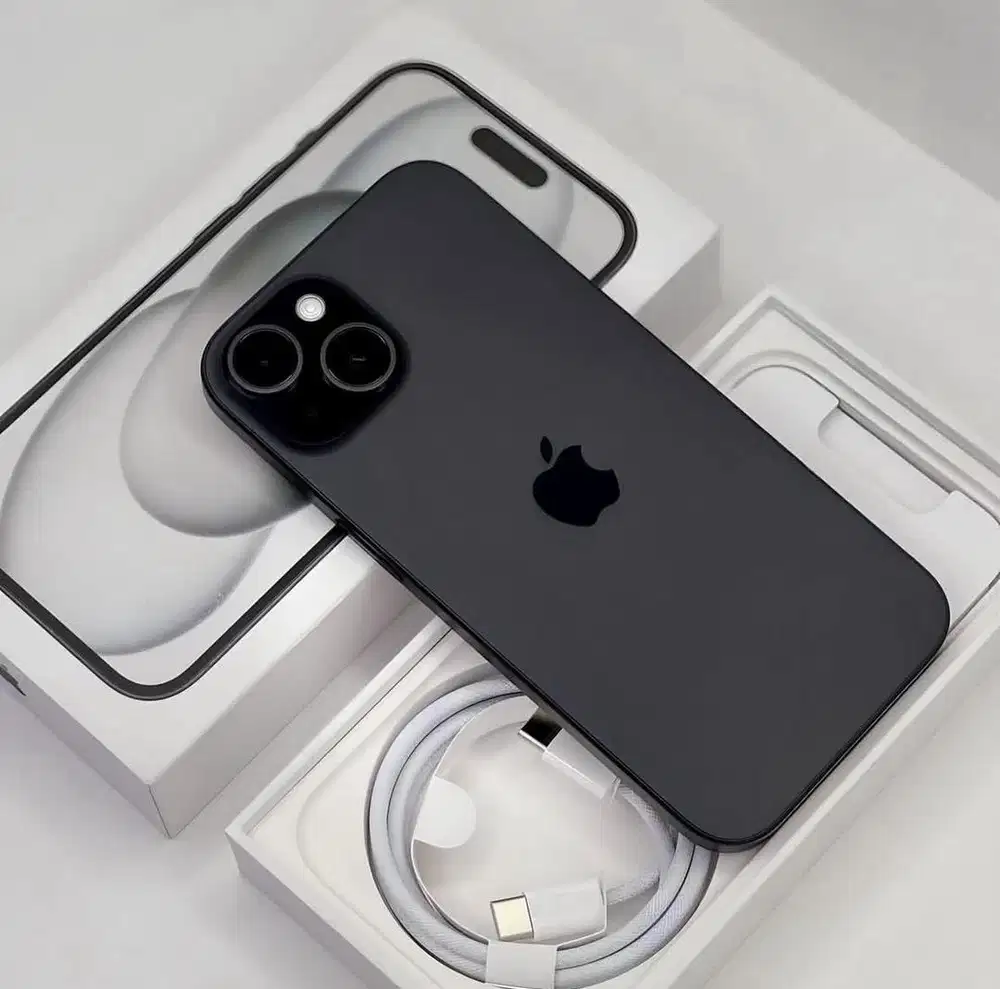 limited stock iphone 15 plus 128gb new garansi resmi ibox 12bln