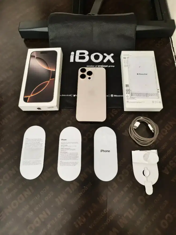 Iphone 16 Pro Max 256gb IBOX Resmi Garansi on September 2026 BH 100%