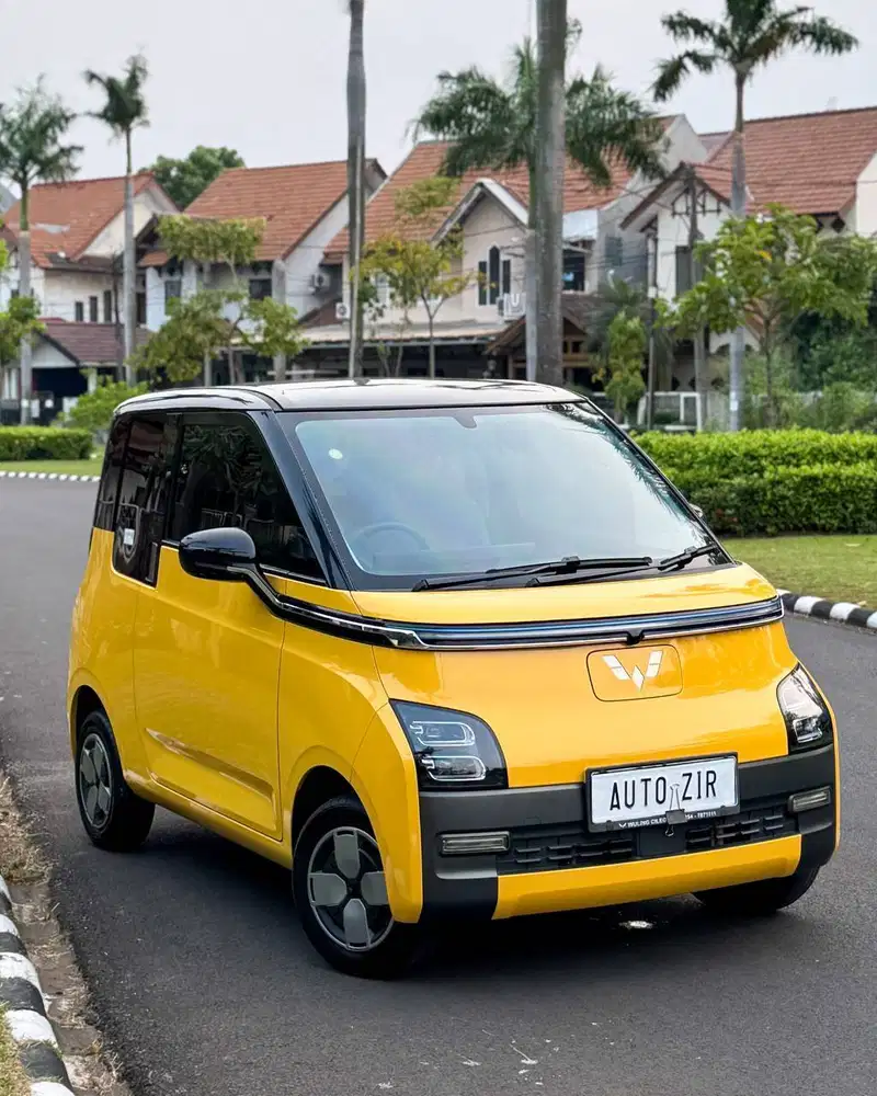 Wuling Air EV Long Range Kuning 2023 KM10rb Antik Simpanan Baru Gresh