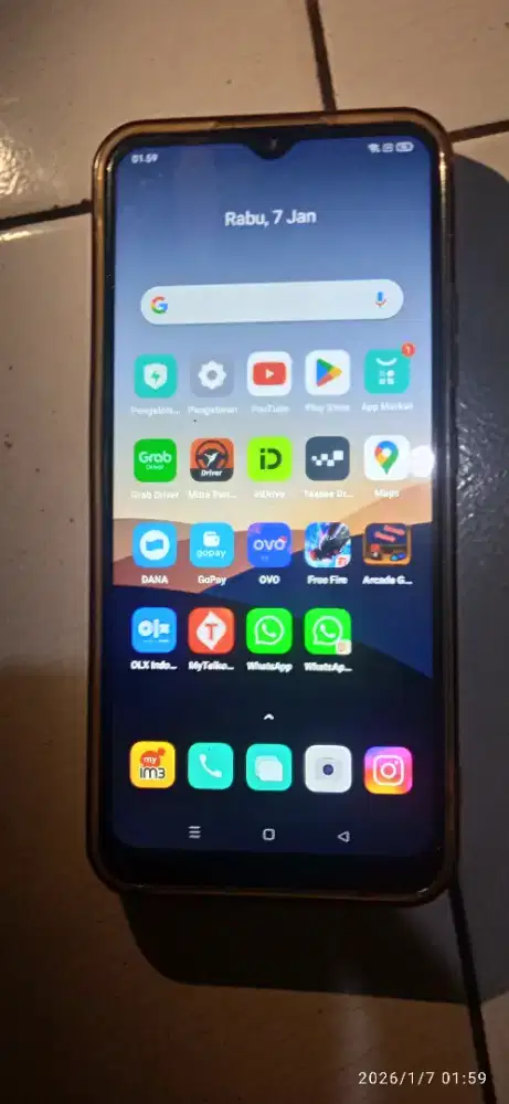 Realme c15 ram 4/64 mediatek minus