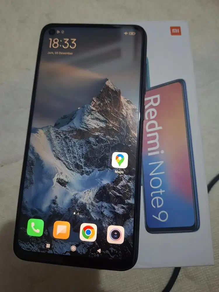Redmi note 9 ram 6+2/128gb fullset