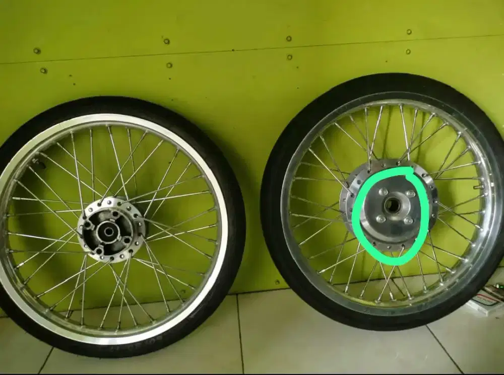 Jual velg jari-jari ring 17 crome