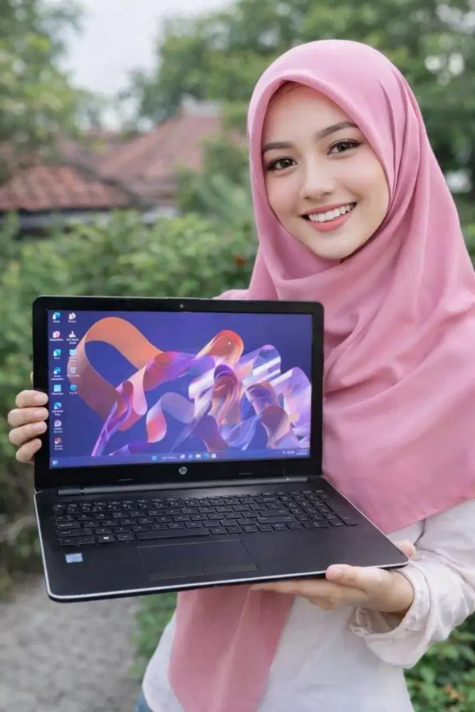 Laptop HP 15-BS0XX Layar Tochscreen RAM 8GB SSD 256GB