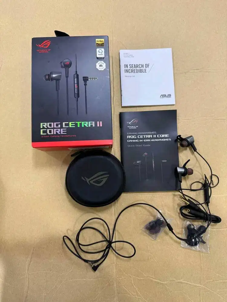 ROG Cetra II Core in-ear Gaming Headphones