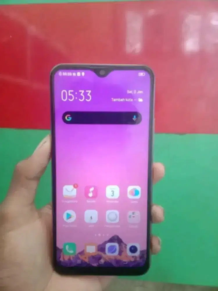 Vivo y17 
ram 4/128
Batangan 
Nominus .
Sidik jari aktif .