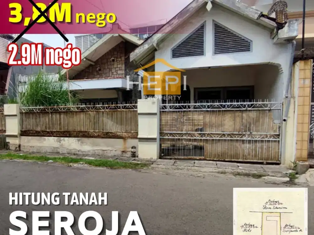 Dijual Rumah Dekat Simpang Lima Seroja semarang Tengah
