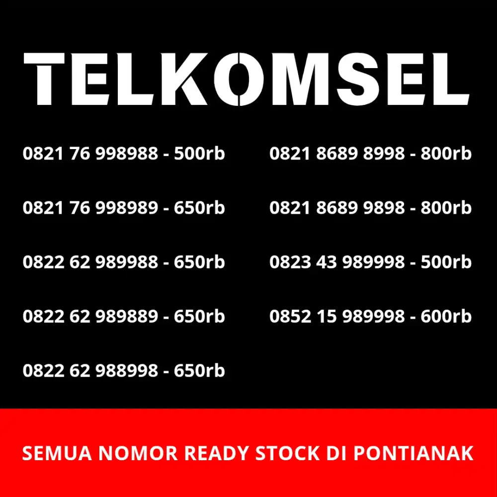 NOMOR CANTIK TELKOMSEL