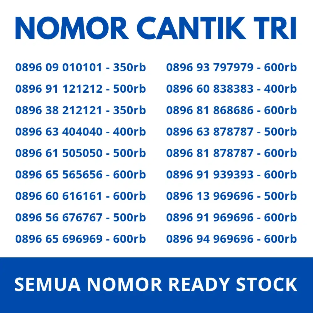 Nomor Cantik Tri