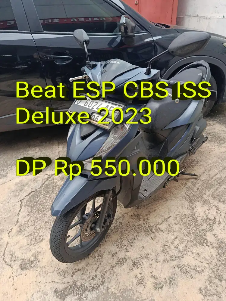 Beat Deluxe 2023. Pajak ON. Standar. Mulus. Original. Cash/Kredit/TT