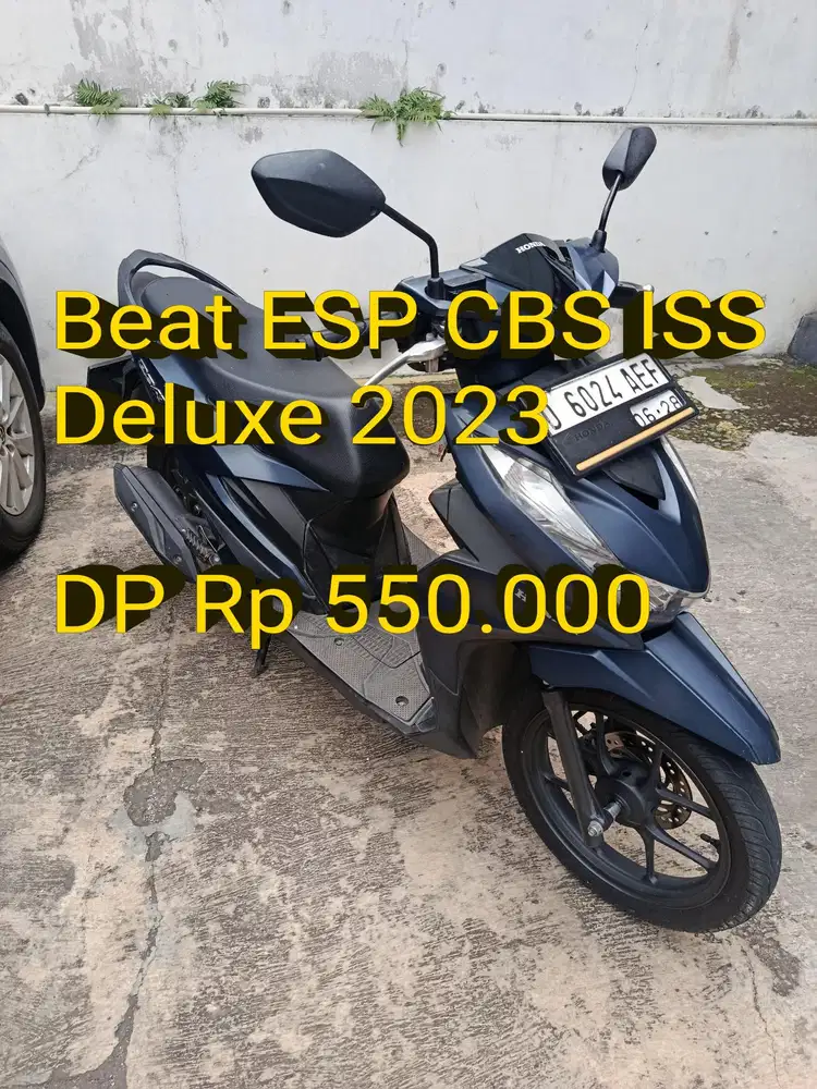 Beat Deluxe 2023. Pajak ON. Standar. Mulus. Original. Cash/Kredit/TT