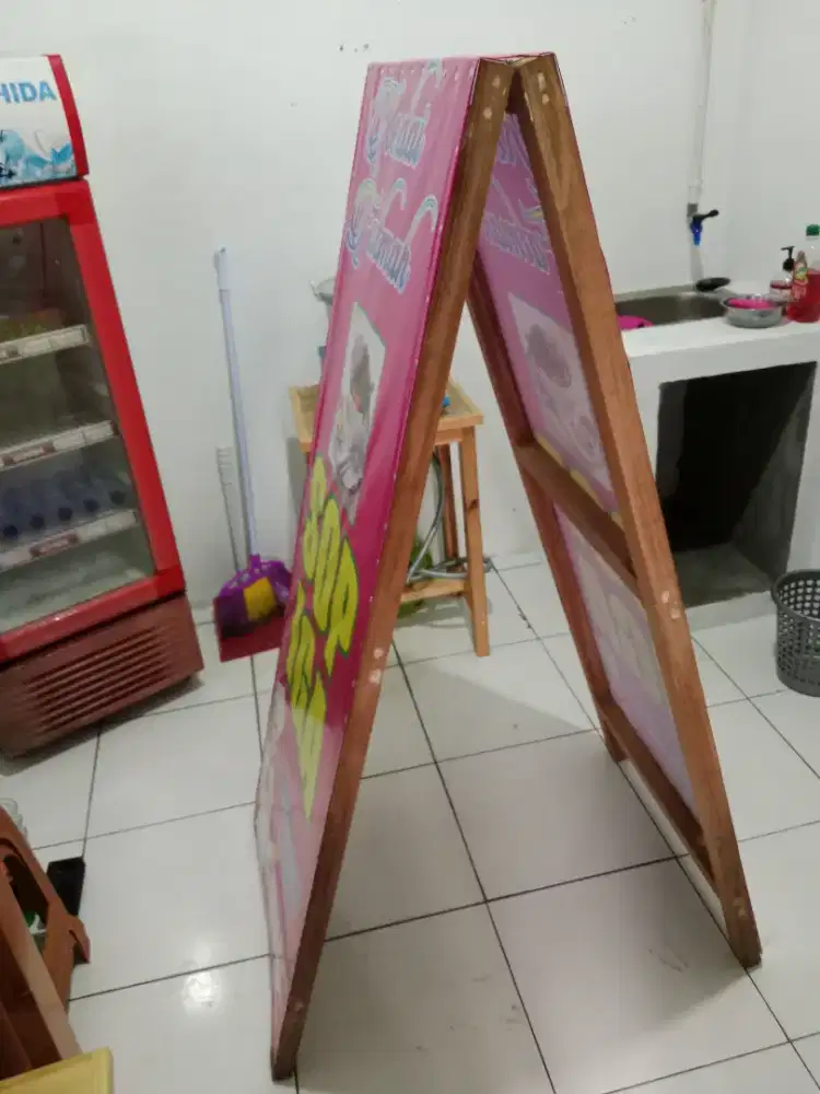 Benner spanduk kondisi baru gress