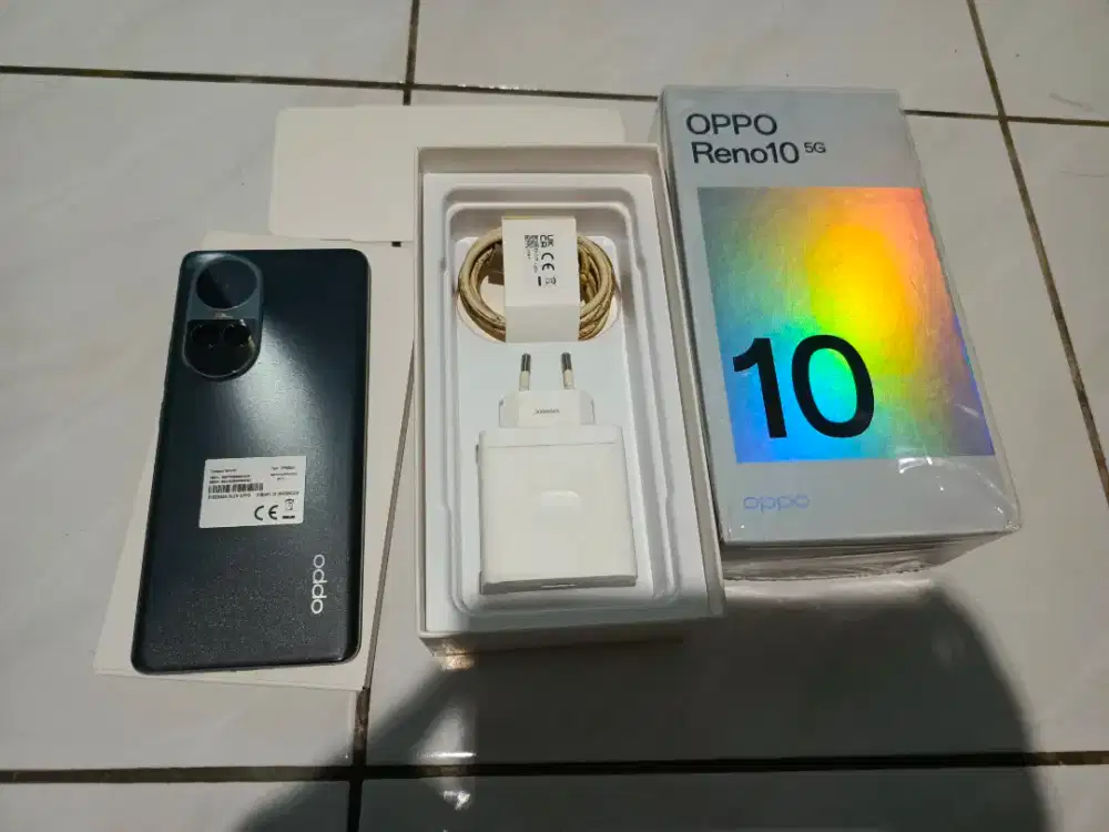 Oppo reno 10 5G ram 8/256 gb second fullset minus lcd